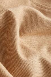 Camel Brown Premium Wool Blend Wide Trousers - Image 11 of 11
