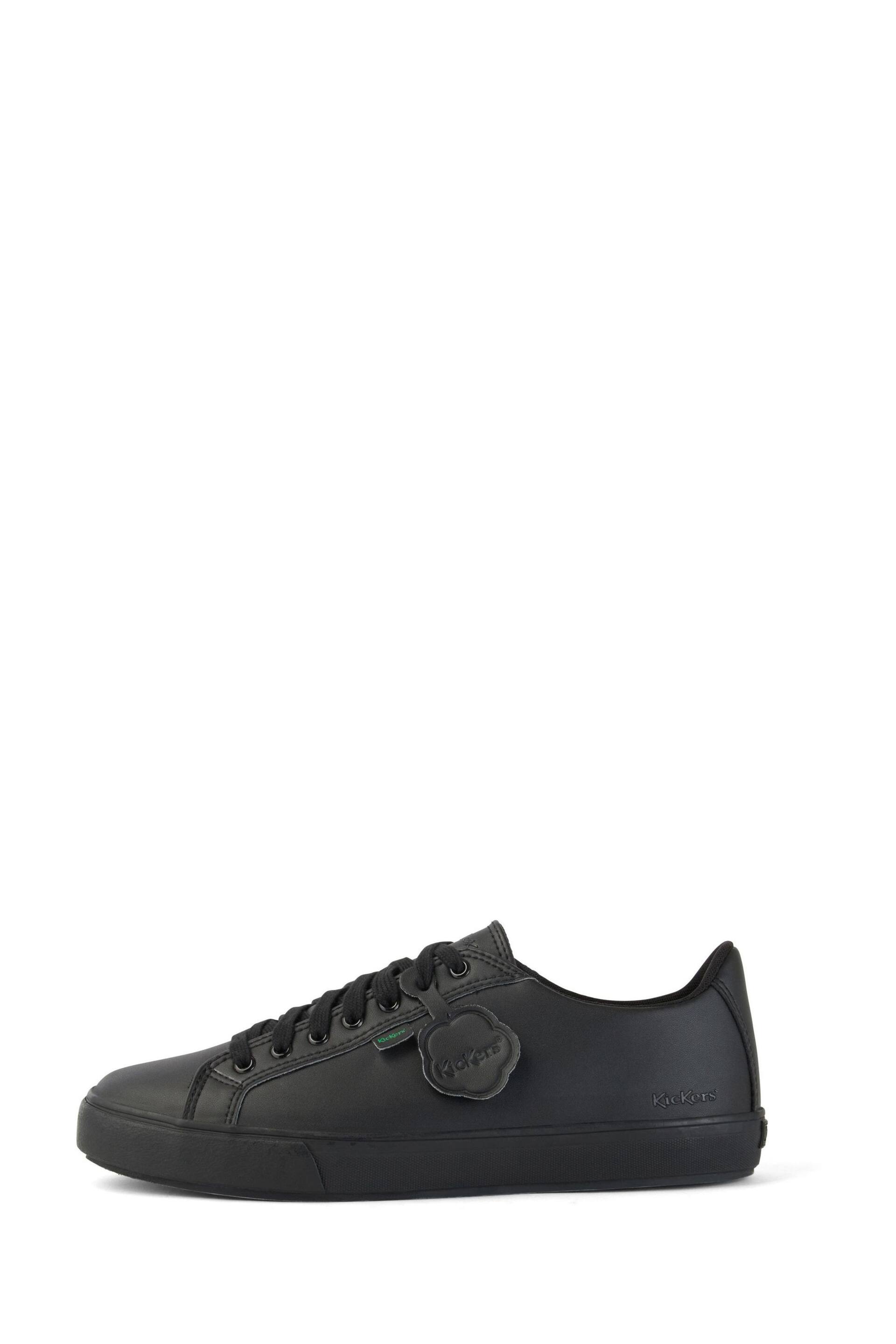 Kickers Black Vegan Tovni Lacer Trainers - Image 2 of 11