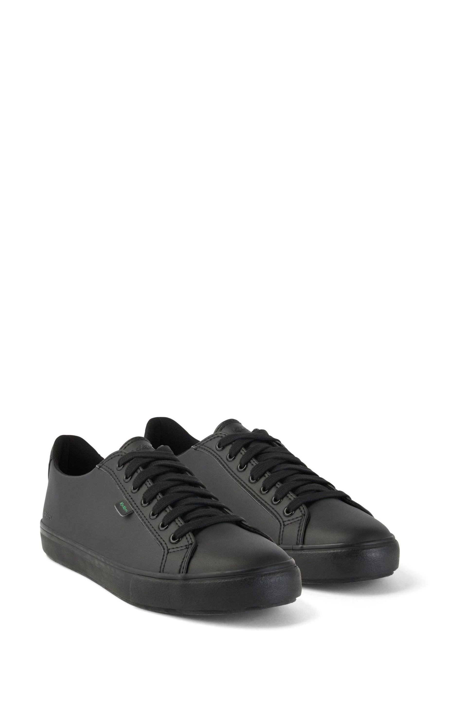 Kickers Black Vegan Tovni Lacer Trainers - Image 3 of 11
