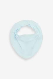 Blue 5 Pack Dribble Baby Bibs - Image 2 of 3