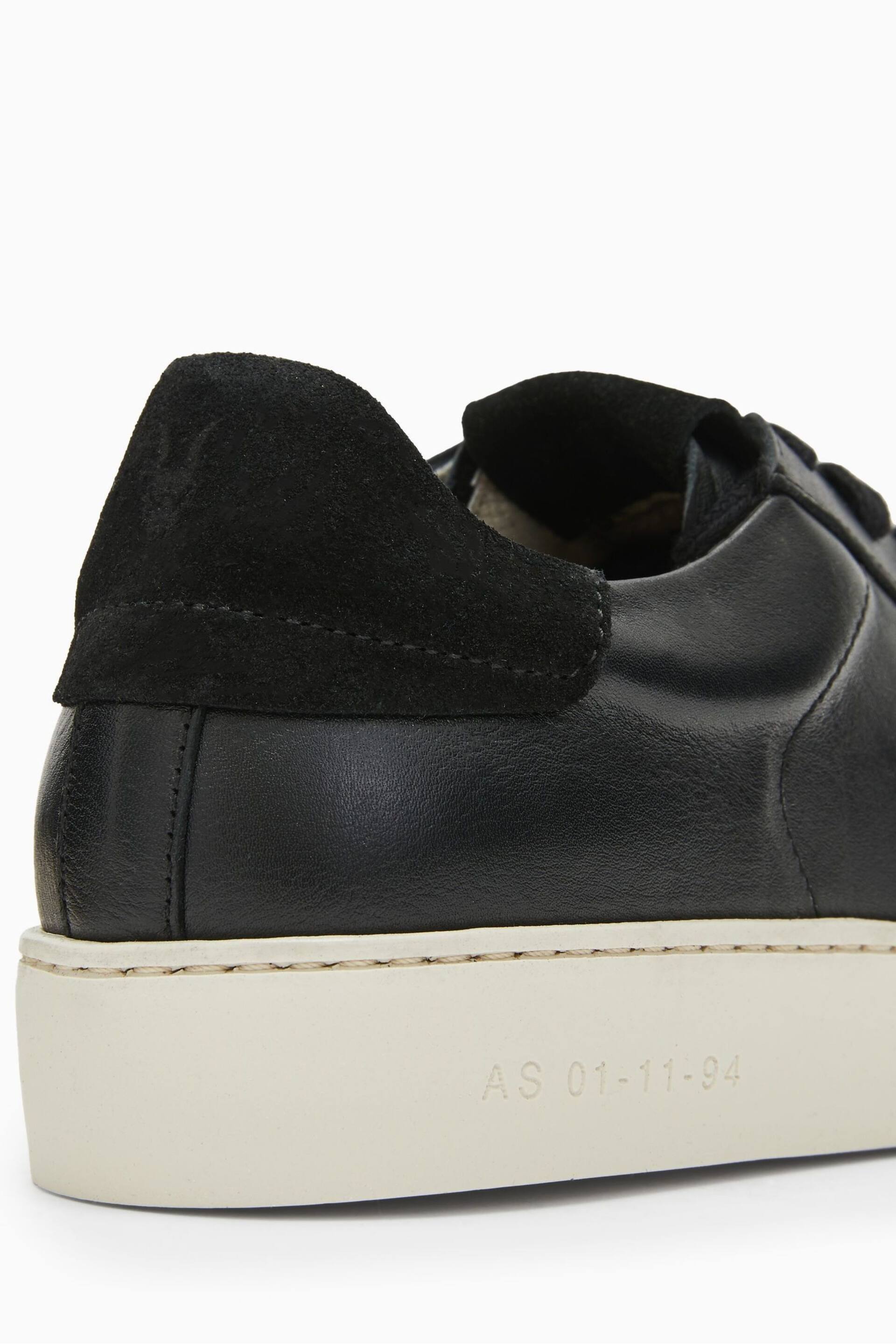 AllSaints Black Shana Sneakers - Image 6 of 7