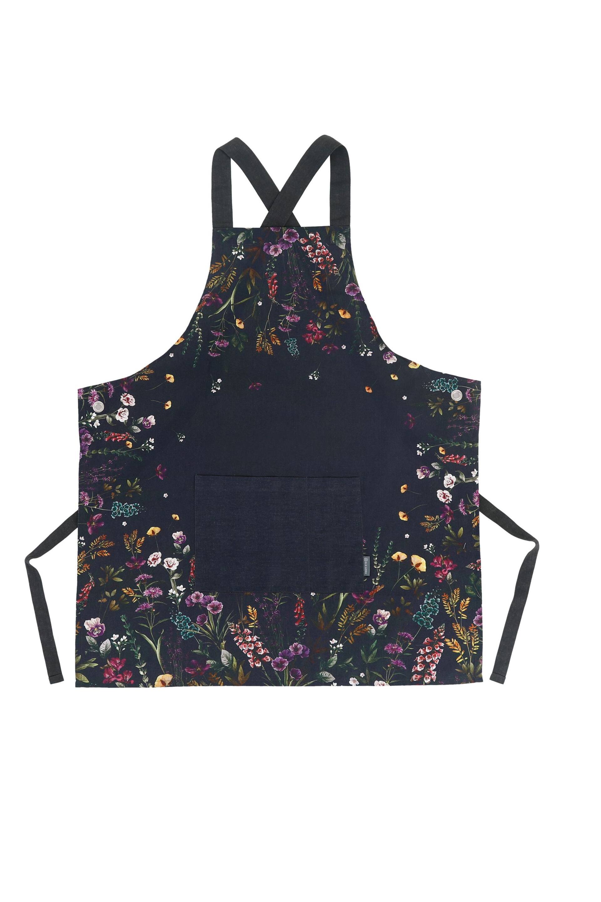 MM Living Blue Floral Apron - Image 1 of 1