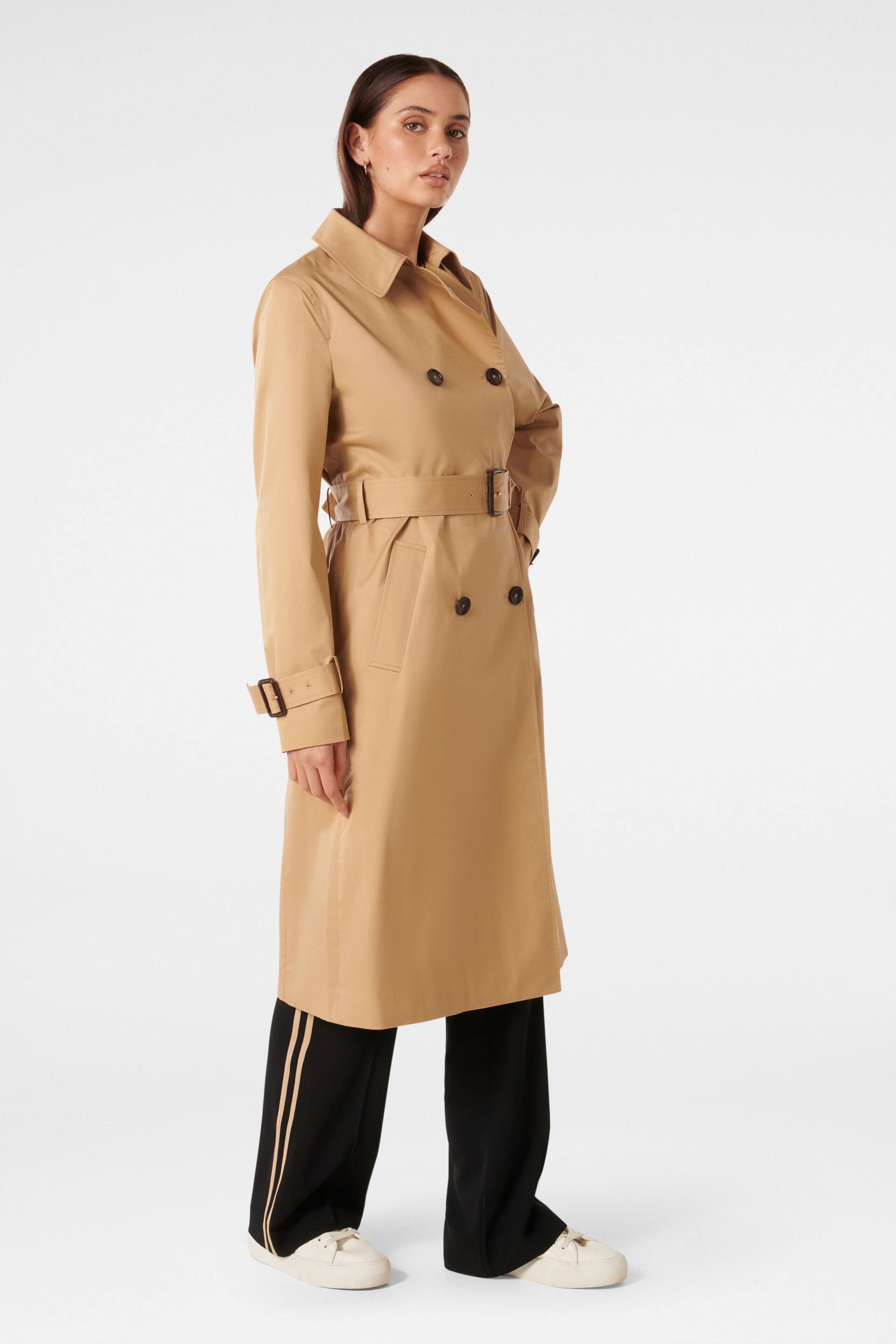 Forever New Animal Jacinta Classic Trench Coat - Image 3 of 4