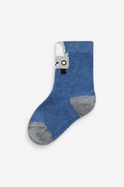 Blue Stripes/Transport Cotton Rich Socks 7 Pack - Image 7 of 8