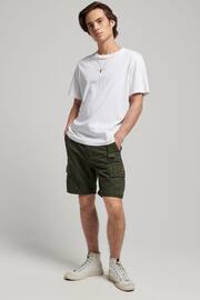 Superdry Green Heavy Cargo Shorts - Image 2 of 3