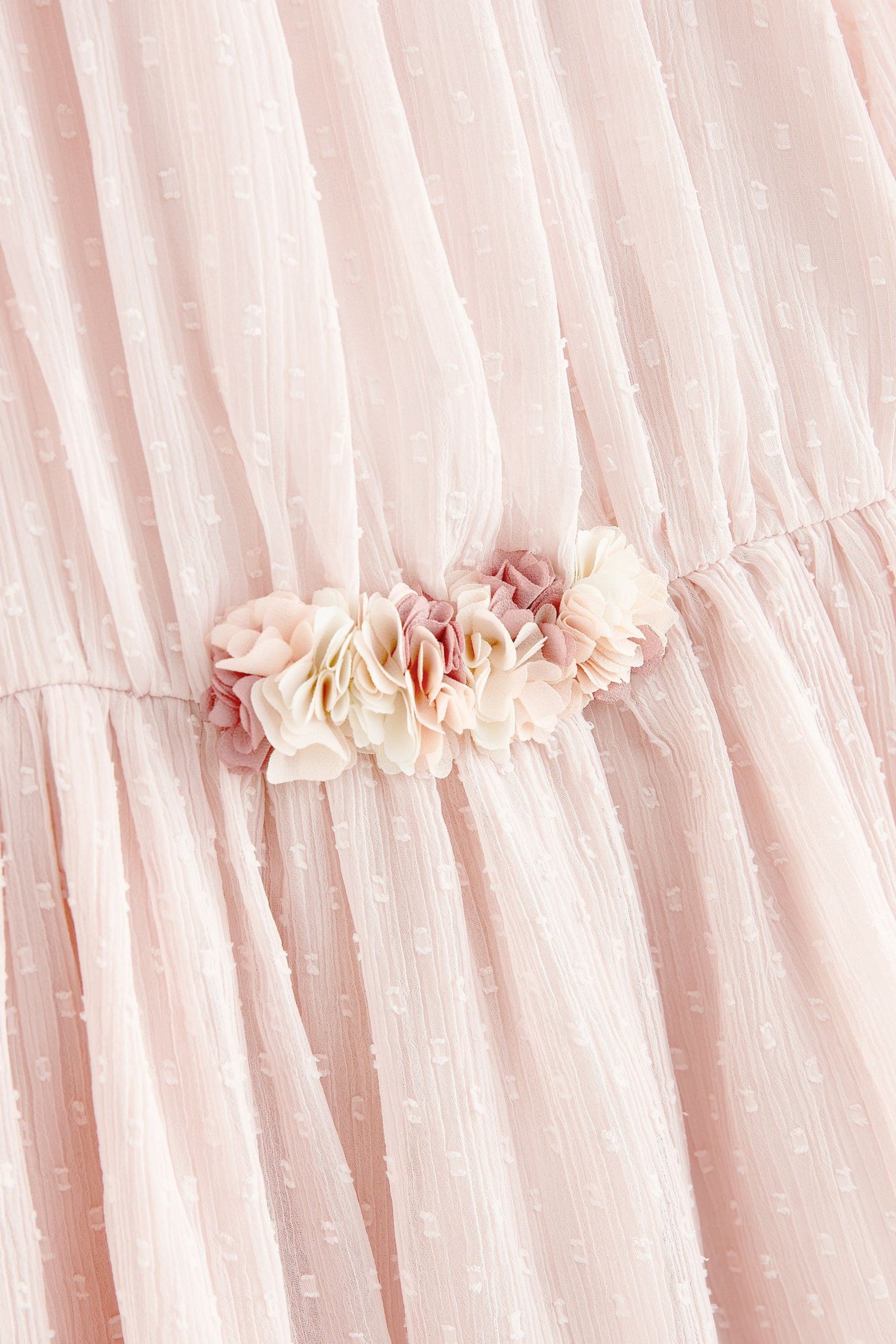 Pink Chiffon Corsage Dress (3-16yrs) - Image 10 of 10