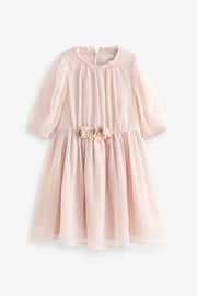 Pink Chiffon Corsage Dress (3-16yrs) - Image 8 of 10