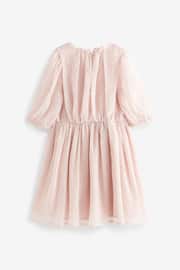 Pink Chiffon Corsage Dress (3-16yrs) - Image 9 of 10