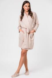 Pure Luxuries London Hallbeck Cashmere & Merino Wool Dressing Gown - Image 1 of 3