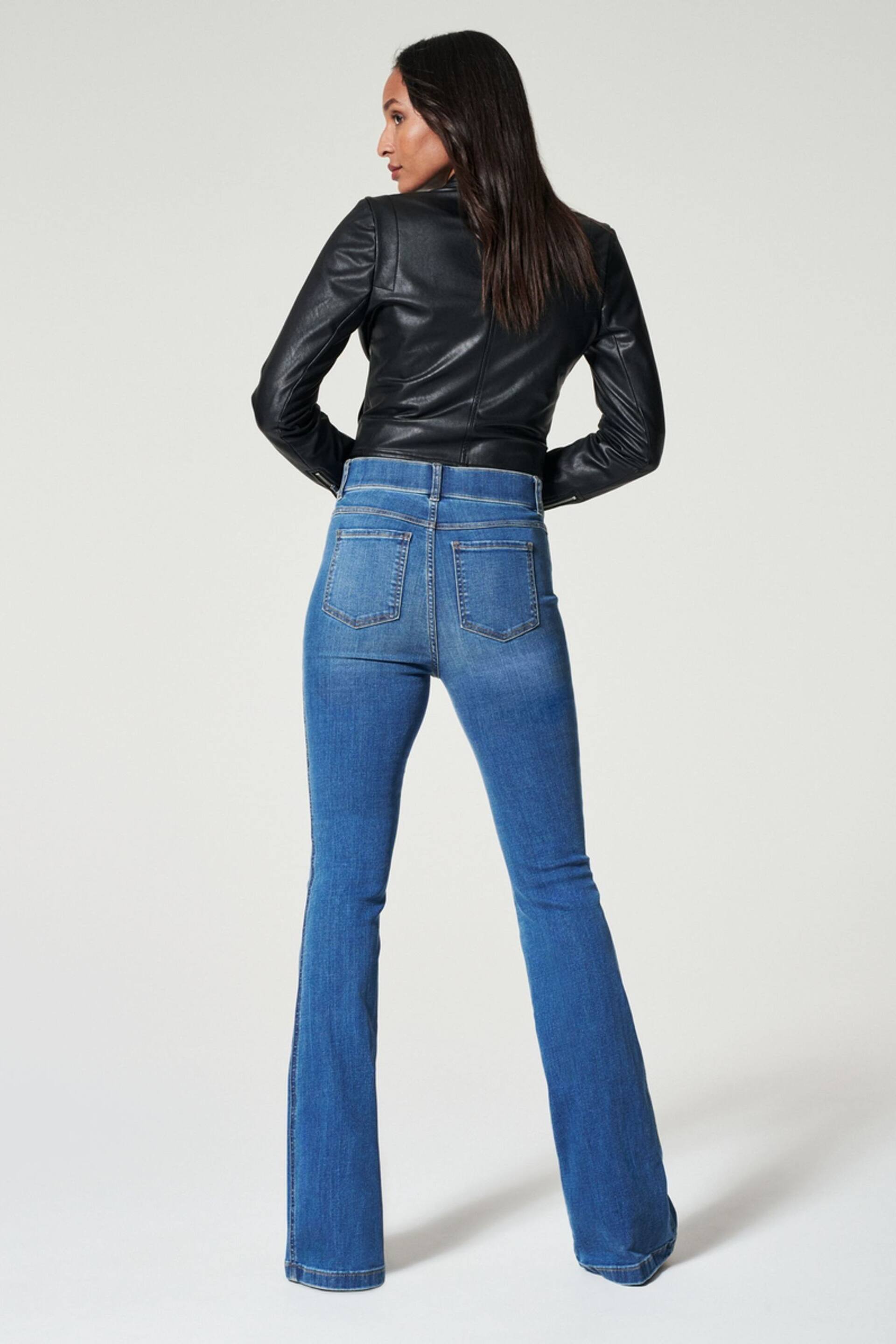 SPANX® Indigo Blue Flare Jeans - Image 2 of 6