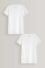 White Kind To Skin Short Sleeve Tops 2 Pack (9mths-12yrs) - Image 1 of 2
