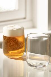 Set of 2 Clear Belgravia Beer Glasses - Image 1 of 5