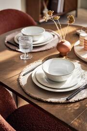 12 Piece Natural Mya Dinner Set - Image 5 of 7