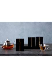 Fifty Five South Black Odell Canister Set With Tray - Image 4 of 4