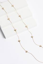 Gold Tone Heart Long Rope Necklace - Image 1 of 2