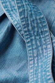 Superdry Blue Vintage Paperbag Shorts - Image 7 of 7