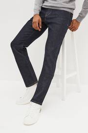 BOSS Indigo Wash Maine Straight Fit Stretch Denim Jeans - Image 1 of 5
