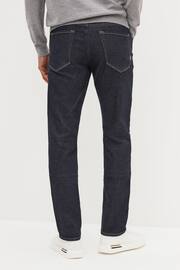 BOSS Indigo Wash Maine Straight Fit Stretch Denim Jeans - Image 2 of 5