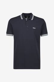 BOSS Blue Paddy Polo Pink Cream Shirt - Image 5 of 5