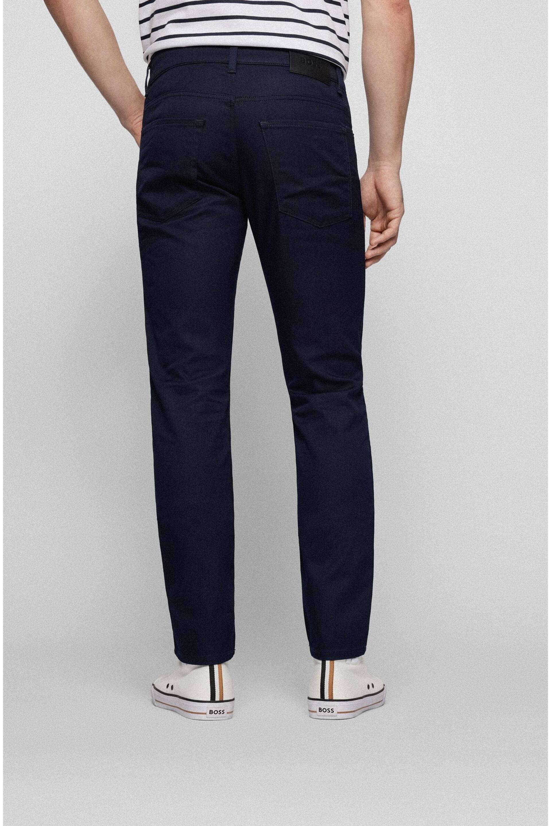 BOSS Blue Delaware Slim Fit Stretch Jeans - Image 2 of 5