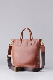 Lakeland Leather Natural Torver Leather Cross-Body Tote Bag - Image 2 of 5