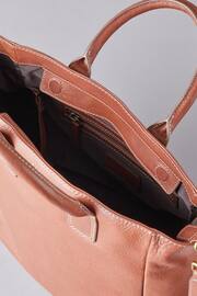 Lakeland Leather Natural Torver Leather Cross-Body Tote Bag - Image 3 of 5