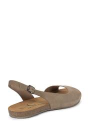 Celtic & Co. Cream Sling Back Flat Sandals - Image 3 of 5