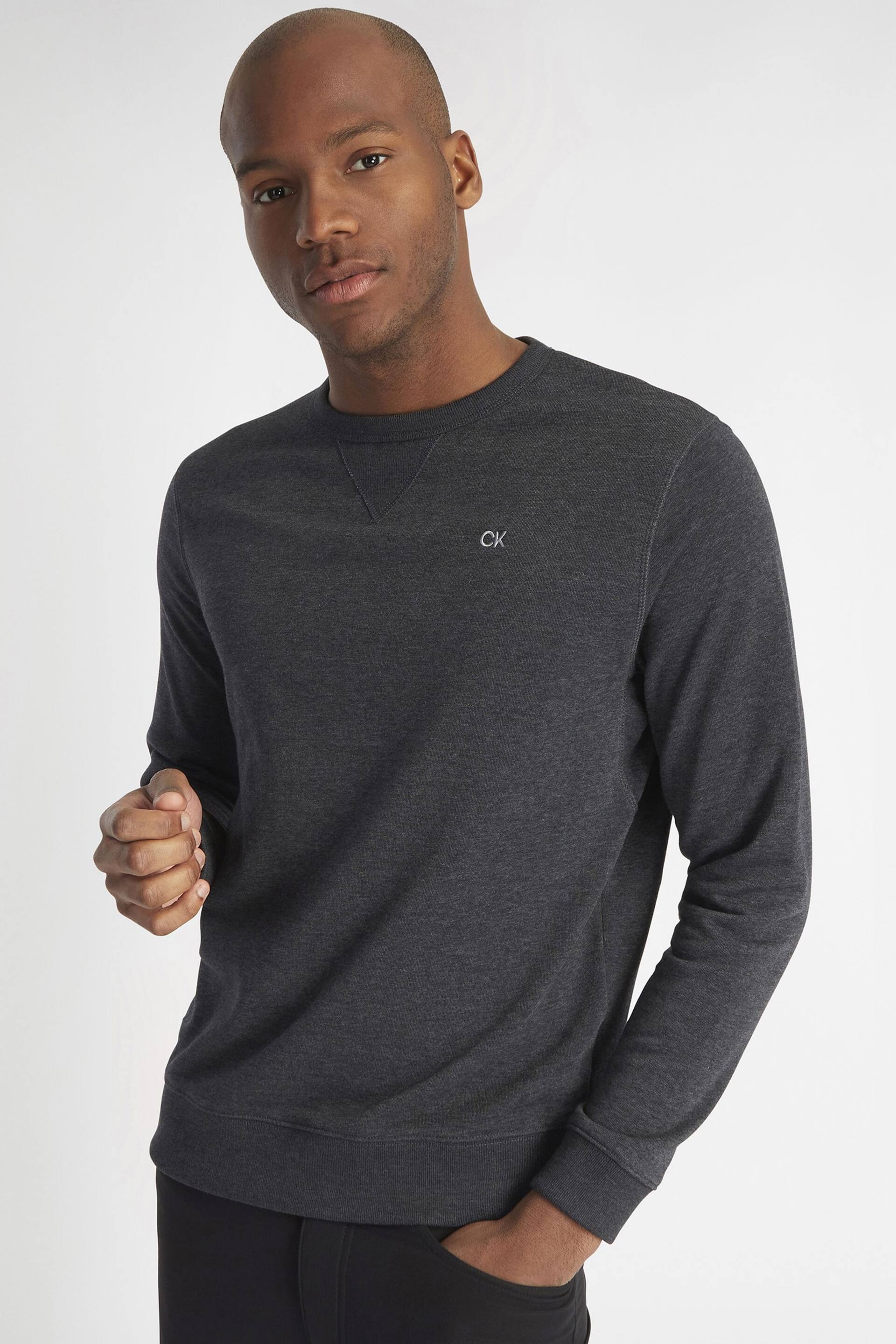 Calvin Klein Golf Grey Ohio Sweatshirt - Image 2 of 9