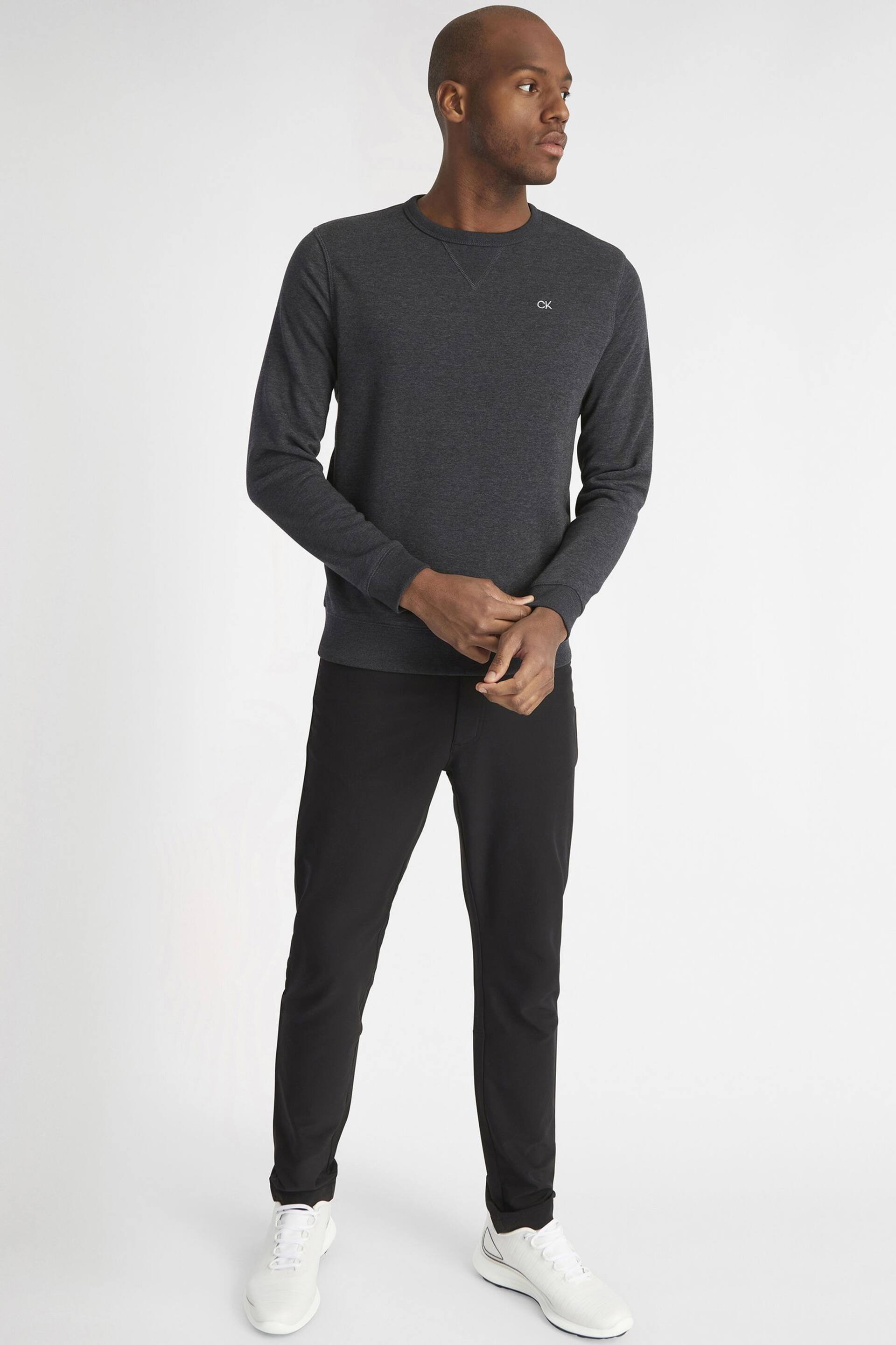 Calvin Klein Golf Grey Ohio Sweatshirt - Image 4 of 9