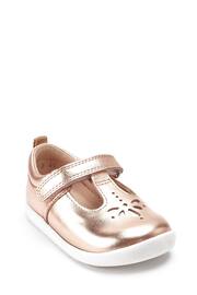 Start-Rite Puzzle Rose Gold Leather T-Bar First Shoes F & G Fit - Image 5 of 5