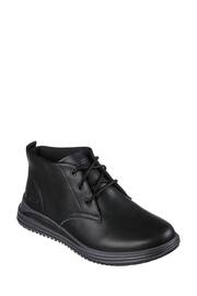 Skechers Black Proven Mens Boots - Image 1 of 5
