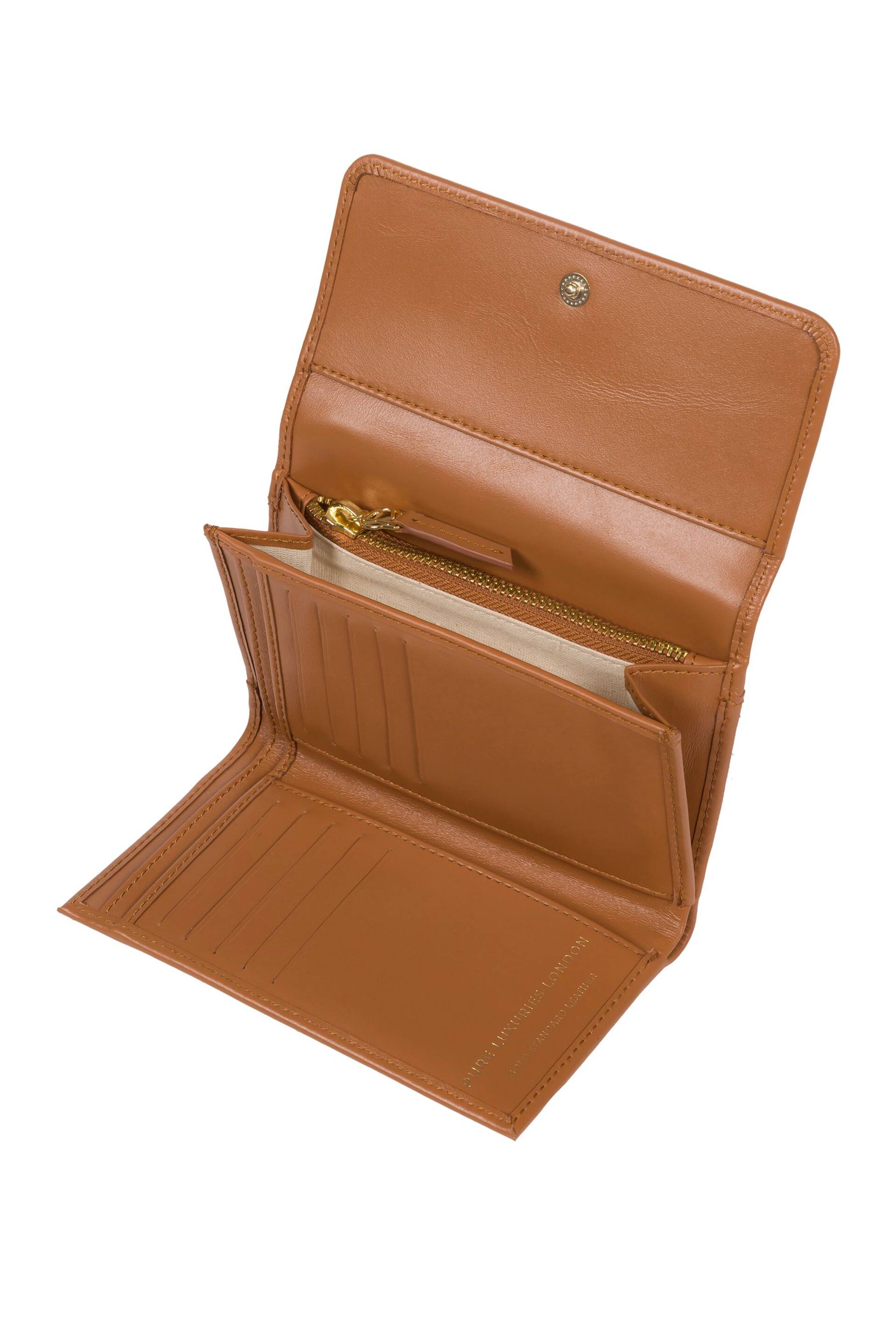 Pure Luxuries London Metz Leather Tri-Fold Purse - Image 4 of 6