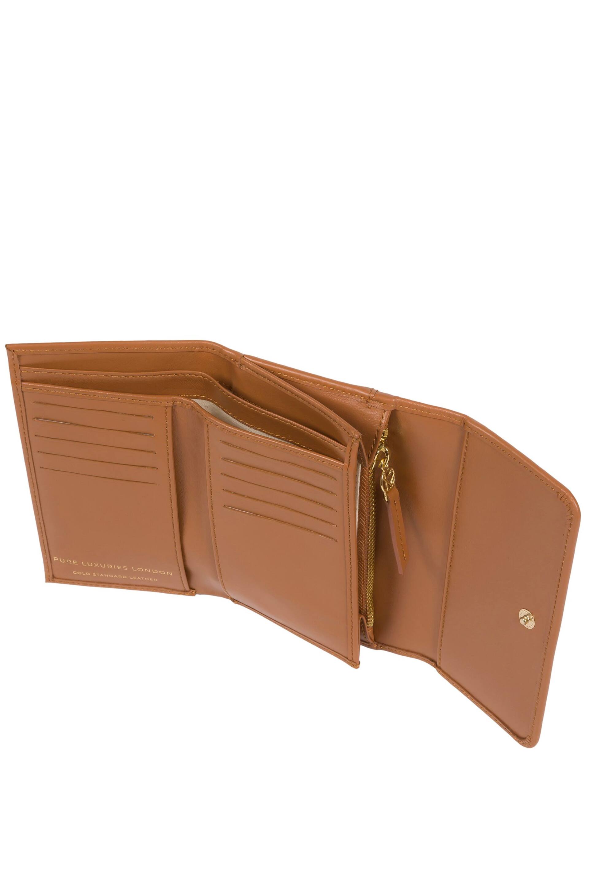 Pure Luxuries London Metz Leather Tri-Fold Purse - Image 5 of 6