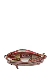 Osprey London  The Ruby Leather Cross-Body Cognac Clutch - Image 5 of 6