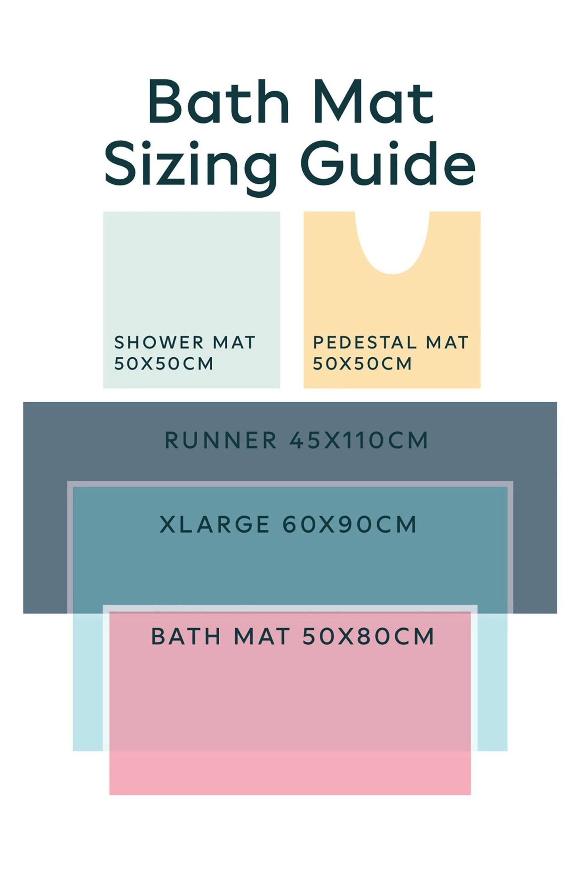 Black Bobble X-Large Bath Mat - Image 5 of 5