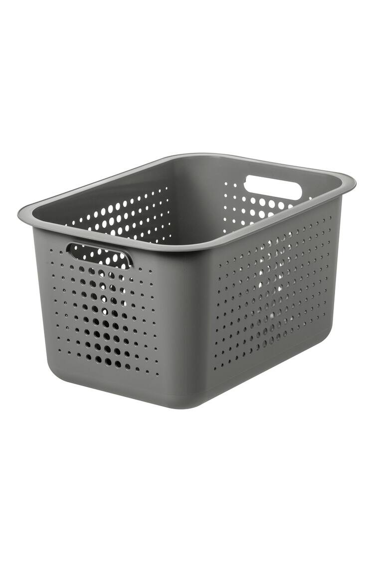 Orthex Grey Smartstore Baskets 1x6L,10L,13L With Bamboo Lids - Image 8 of 8