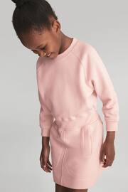 Reiss Pink Jamie Junior Jersey Sweater Dress - Image 1 of 5