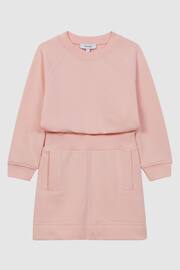 Reiss Pink Jamie Junior Jersey Sweater Dress - Image 2 of 5