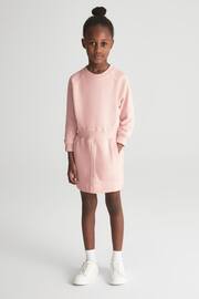 Reiss Pink Jamie Junior Jersey Sweater Dress - Image 3 of 5