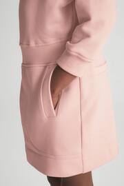 Reiss Pink Jamie Junior Jersey Sweater Dress - Image 4 of 5