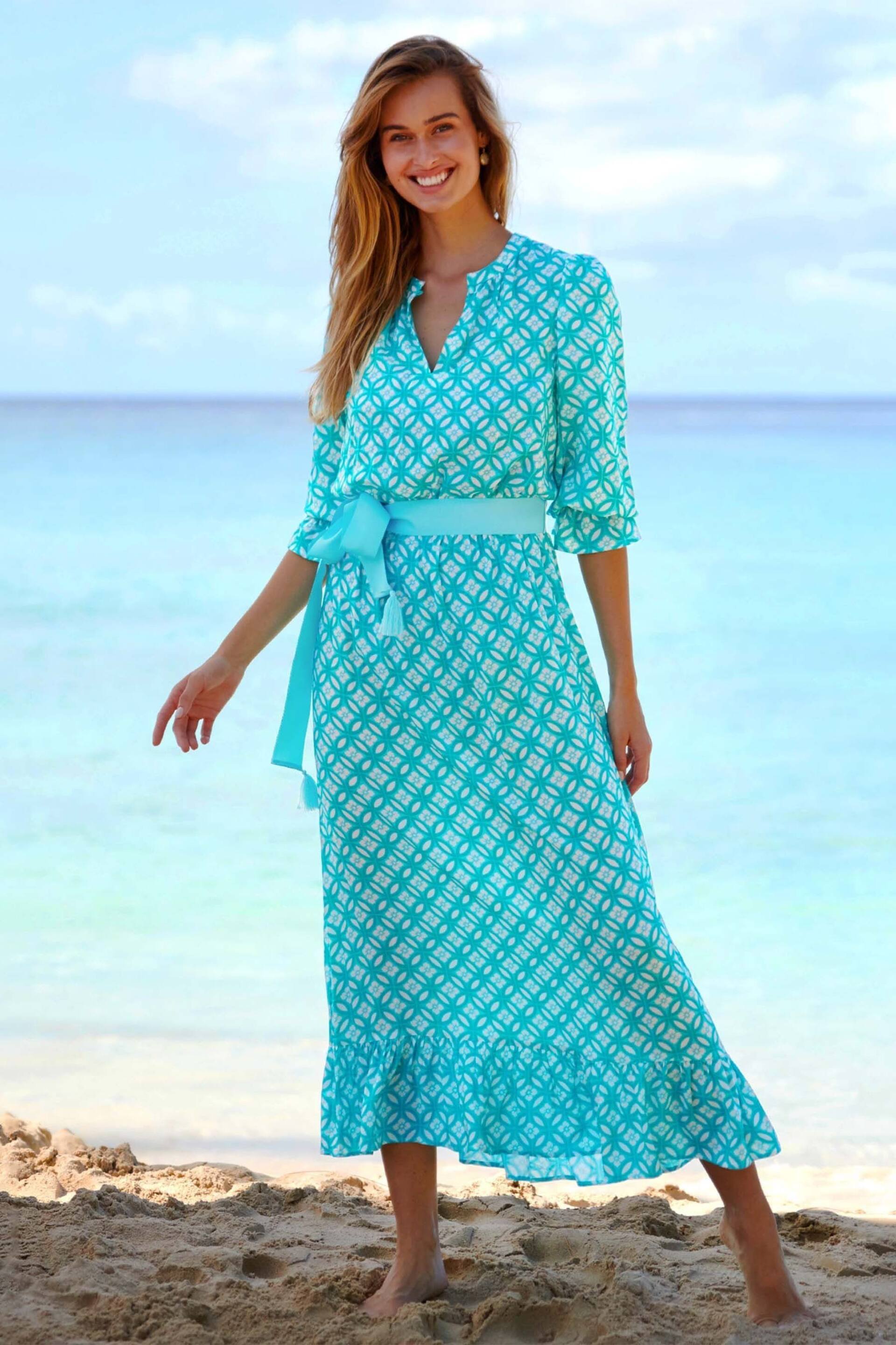 Aspiga Blue Maeve Tea Dress - Image 1 of 6