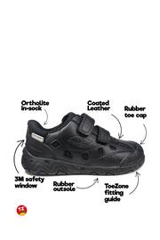 Toezone Jay Black Dinosaur Eco Friendly Ortholite Shoe - Image 7 of 11