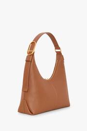 Jasper Conran London Beatrix Scoop Leather Hobo Bag - Image 2 of 2