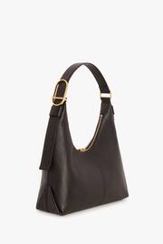 Jasper Conran London Beatrix Scoop Leather Hobo Bag - Image 2 of 4