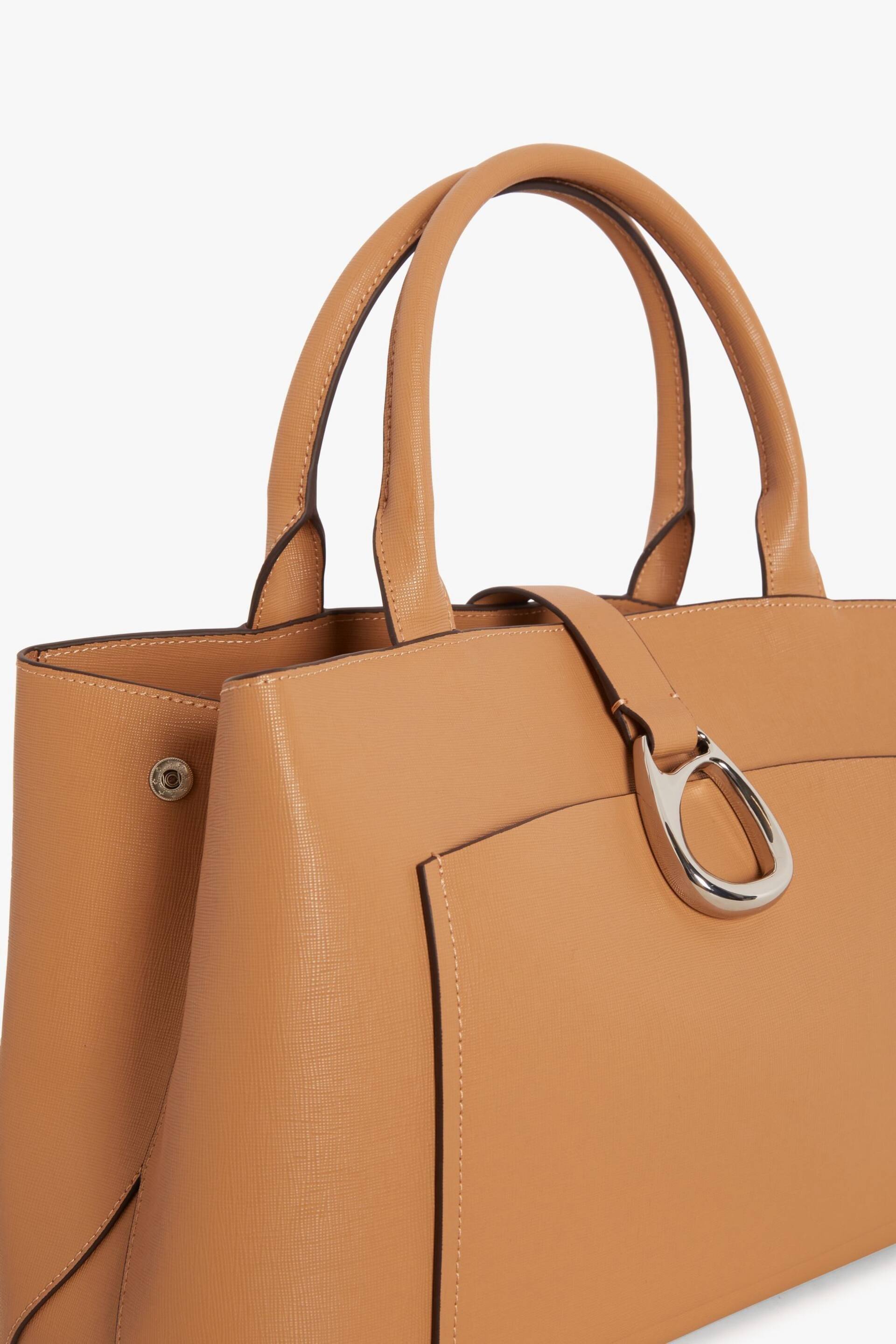 Jasper Conran London Womens Bee Leather Tote Bag - Image 4 of 5