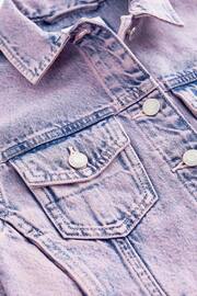 Pink Overdye Oversized Denim Jacket (3-16yrs) - Image 8 of 8