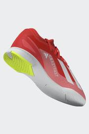 adidas Red/White Football X Crazyfast League Indoor Kids Boots - Image 10 of 20