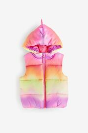 Multi Bright Tye Dye Printed Gilet (3mths-7yrs) - Image 4 of 9