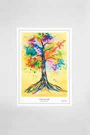 Steven Brown Art Yellow Tree of Life A3 Collector's Edition Print - Image 2 of 2