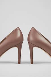 LK Bennett Floret Leather Pointed Court Shoes - Image 4 of 4